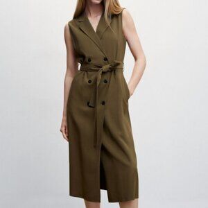 MANGO Midi vest dress